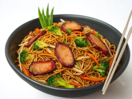 Chop Suey con Lechón (seco-en salsa)