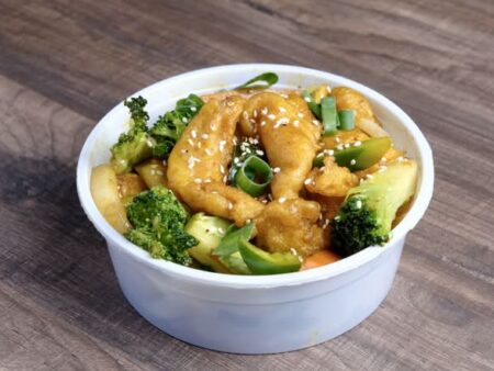 Pescado Salteado con Verduras