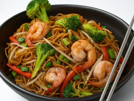 Chop Suey con Camarón (seco-en salsa)